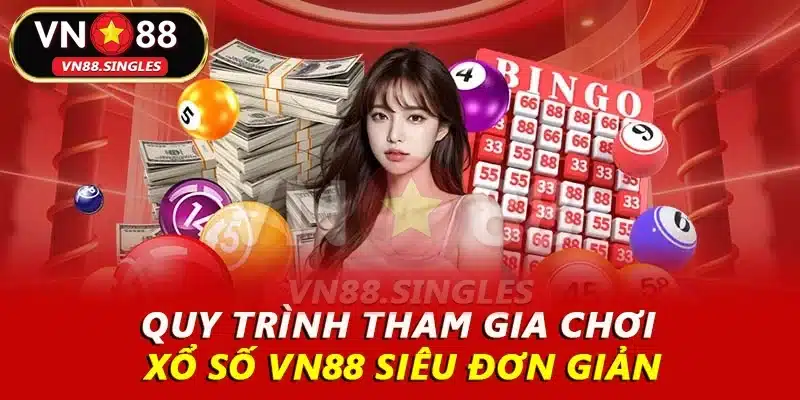 Quy trình tham gia chơi xổ số VN88 siêu đơn giản